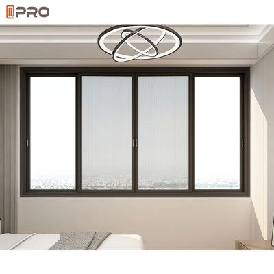 Small Order Window Small Brown 6063 T5 Aluminum Sliding Windows Model In House Sound Panel ...